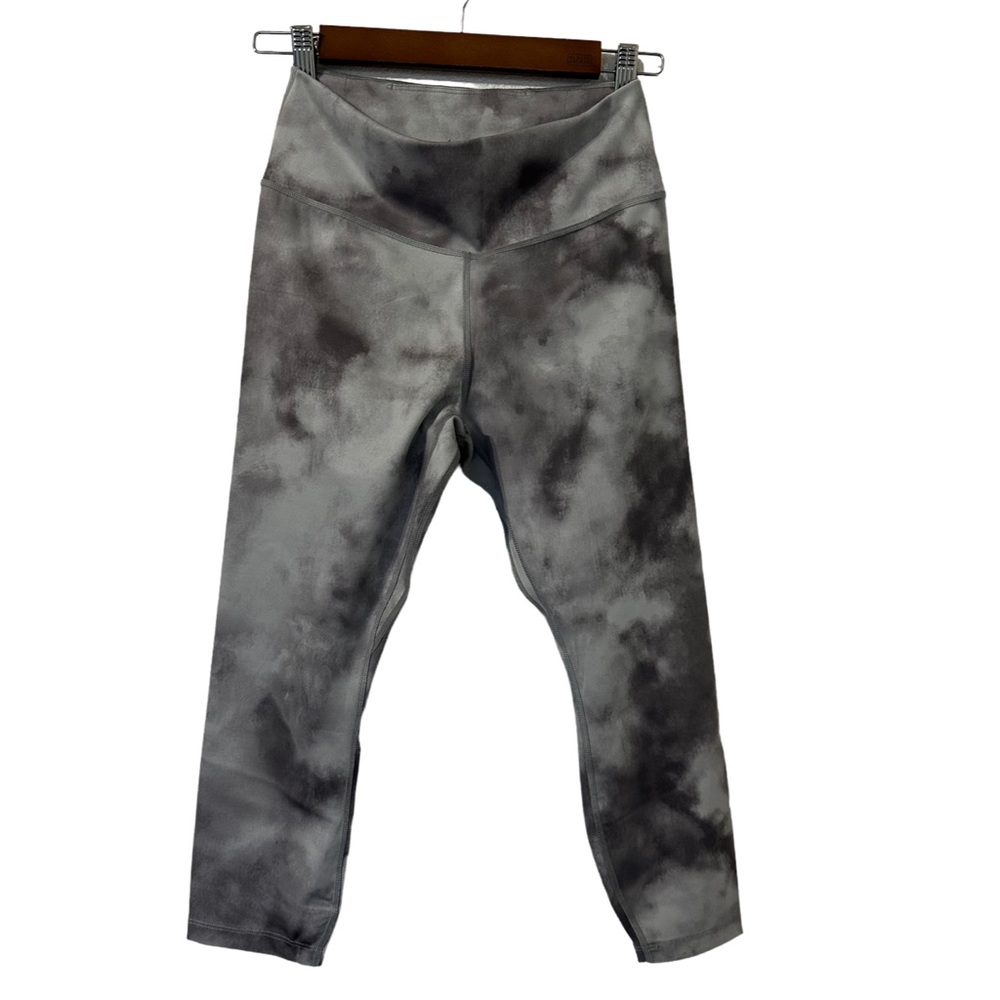 Nike Grunge Black Gray Cloudy Leggings‎ Size Small